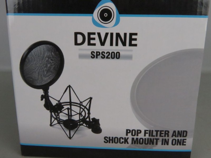 Devine RF 30 reflectiefilter en SPS200 popfilter