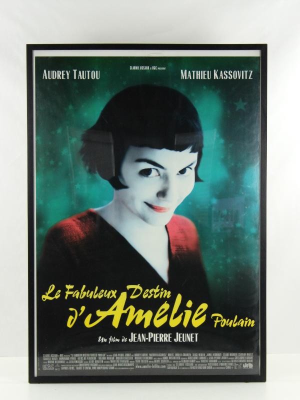 Le fabuleux destin d'Amélie Poulain, knappe ingekaderde filmposter