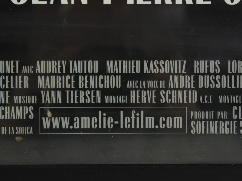 Le fabuleux destin d'Amélie Poulain, knappe ingekaderde filmposter