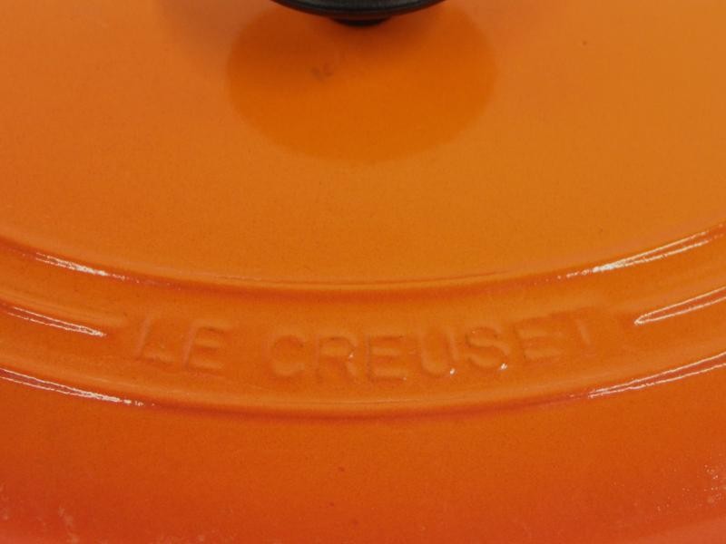 Set van 3 kookpotten: 2 met deksel en 1 steelpan door Le Creuset