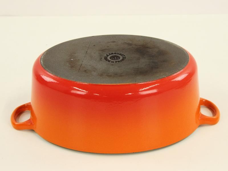 Set van 3 kookpotten: 2 met deksel en 1 steelpan door Le Creuset