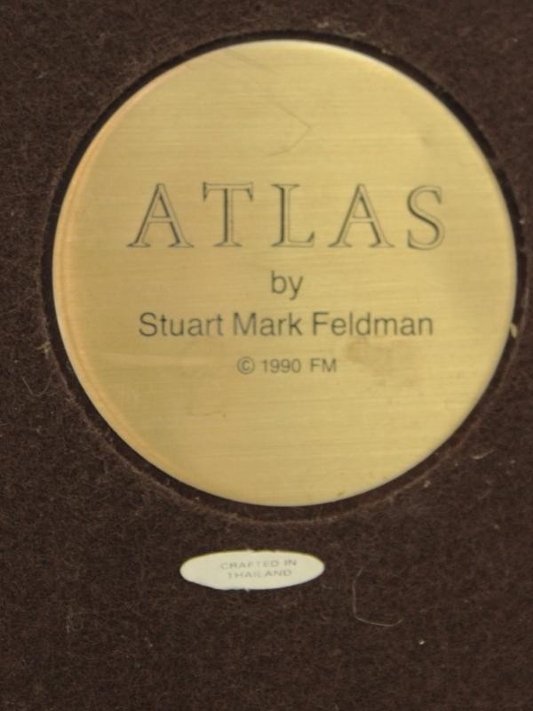 Bronzen sculptuur 'Atlas' - Stuart Mark Feldman