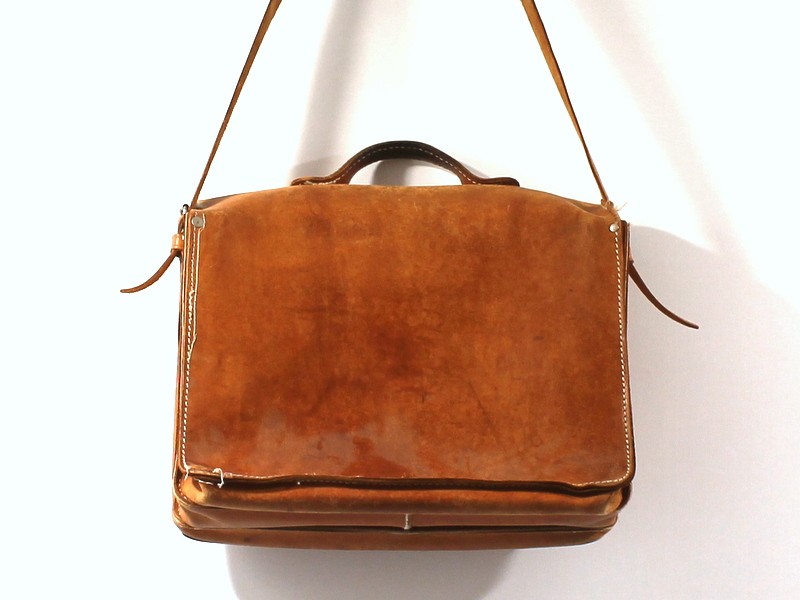 Vintage leren Ruiter tas B