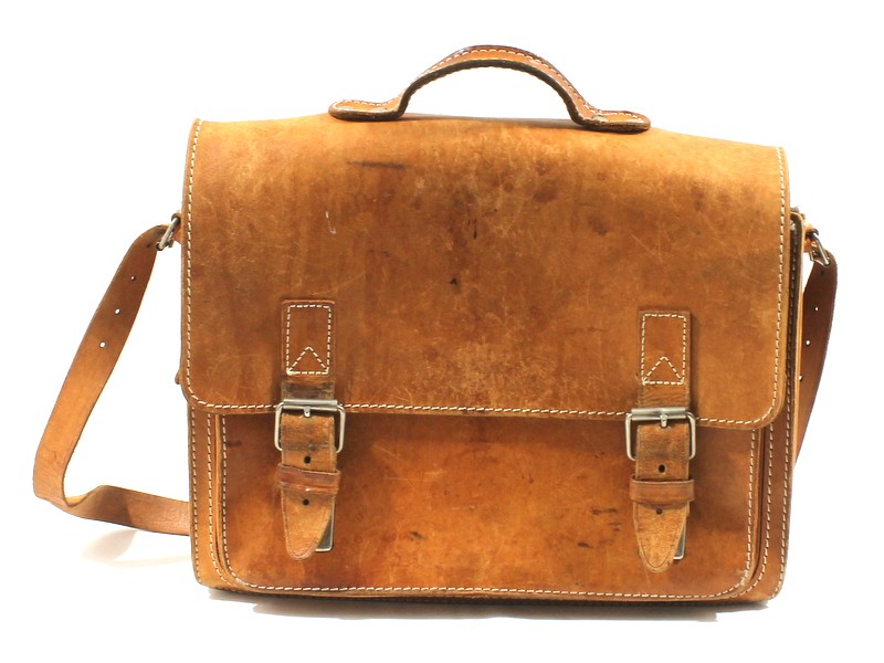 Vintage leren Ruiter tas B