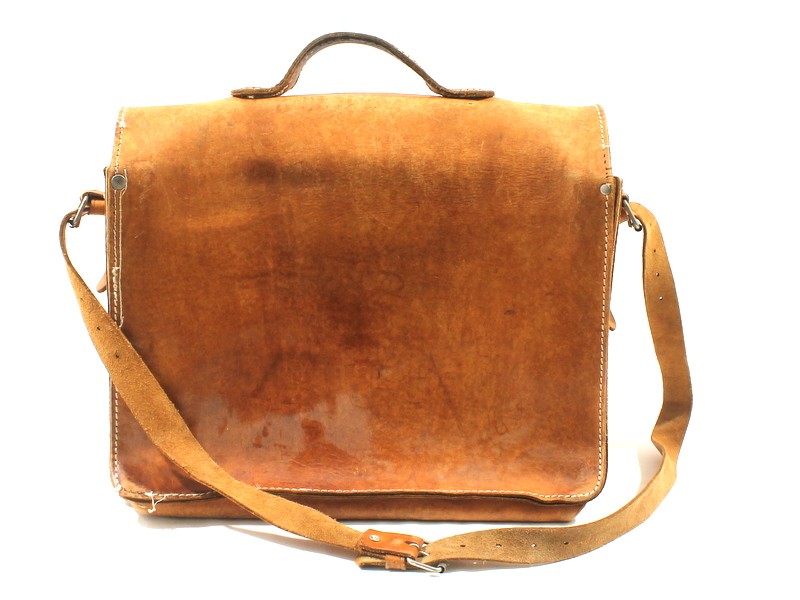 Vintage leren Ruiter tas B