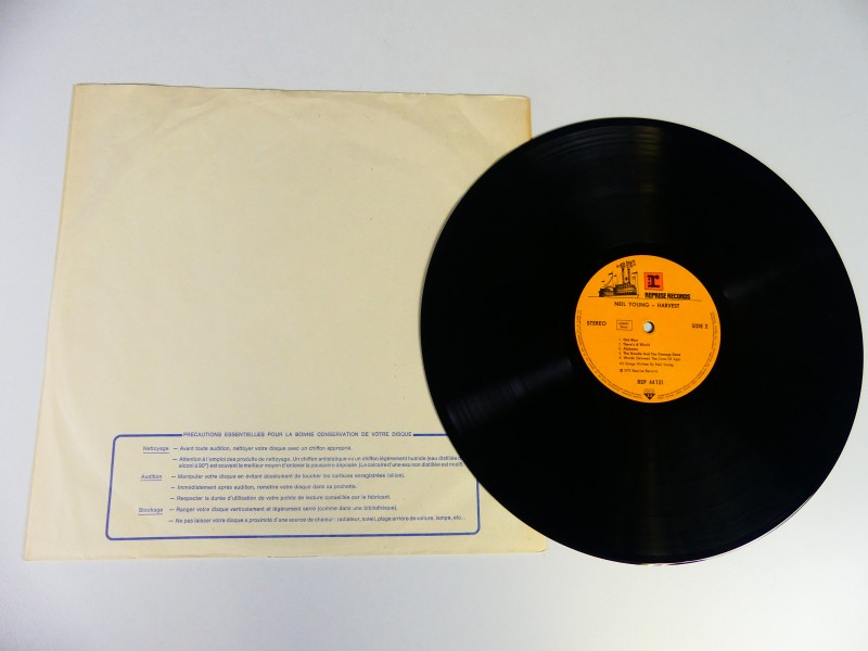 Vintage elpee – Neil Young – Harvest – jaren ‘70