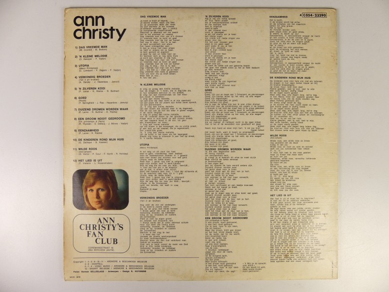 Ann Christy - debuut LP