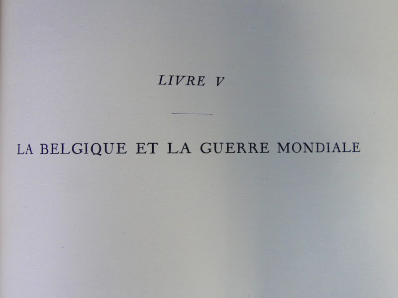 Vintage- Henri Pirenne - Histoire de Belgique - 4 delen compleet