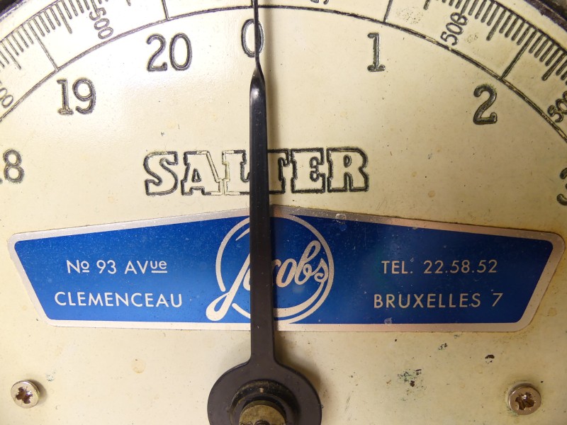 Vintage Salters Jacobs weegschaal