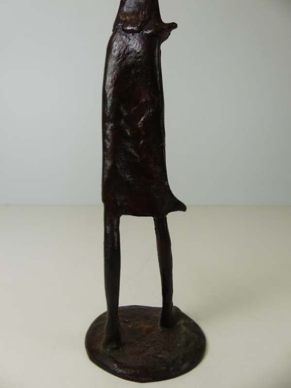 Bronzen Violiste Sculptuur