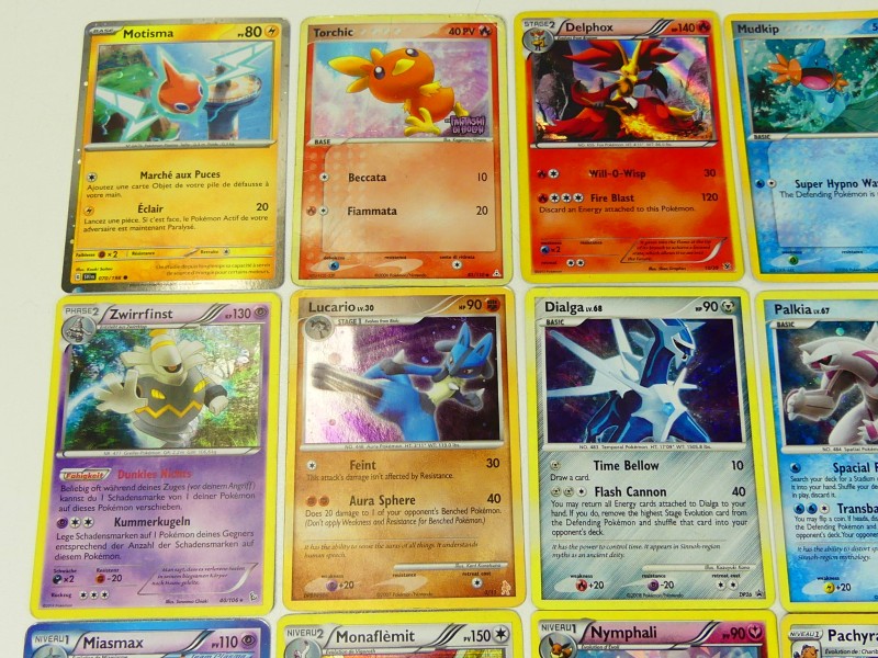 Pokémon Holo cards - 50 stuks