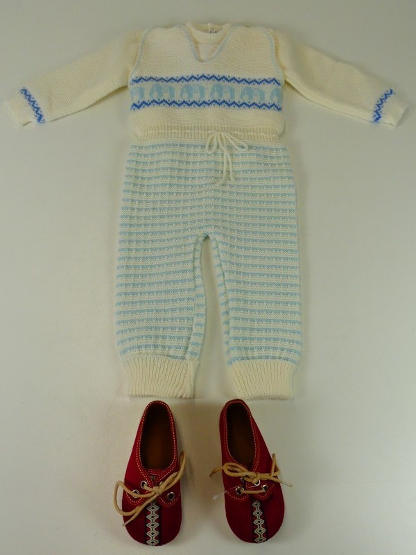 Gebreid onesie - Zia Flora + Reno schoenen