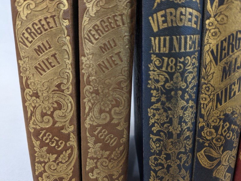 Vergeet mij niet - muzen-almanak. [18St van tussen 1844 en 1865]