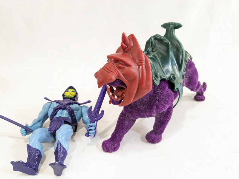 Masters of the universe Skeletor and Panthor