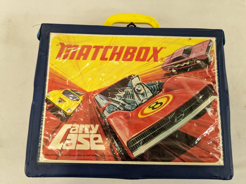 Vintage Matchbox in koffer [48 auto's]