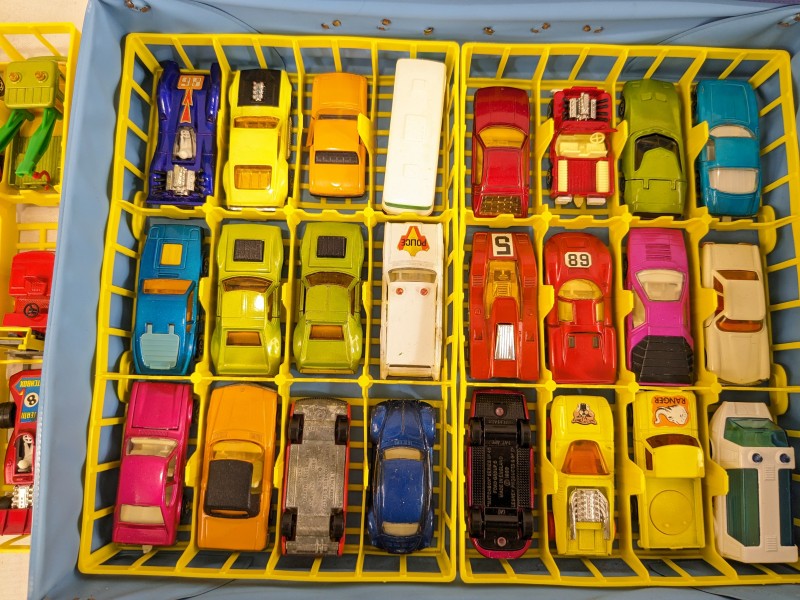 Vintage Matchbox in koffer [48 auto's]