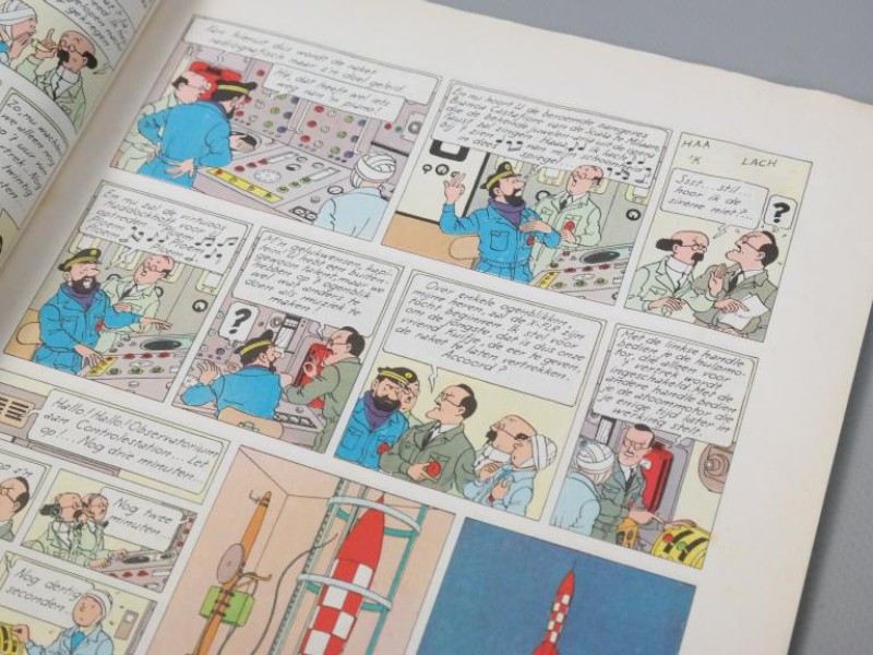 Vintage Kuifje stripboeken - Nederlands