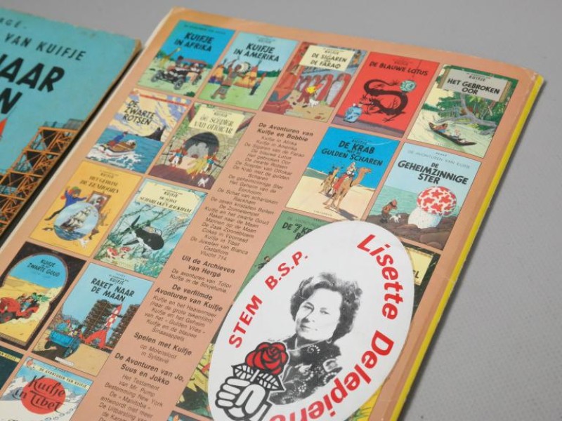 Vintage Kuifje stripboeken - Nederlands