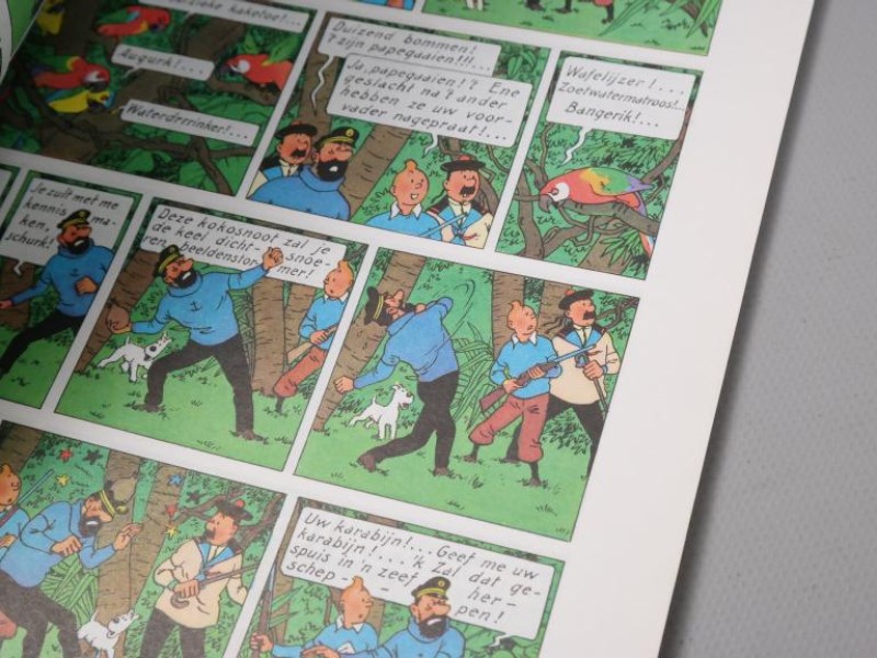 Vintage Kuifje stripboeken - Nederlands