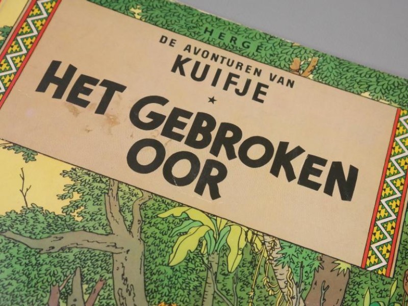 Vintage Kuifje stripboeken - Nederlands