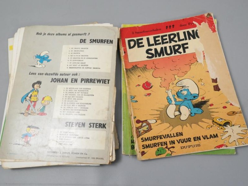 Vintage Smurfen stripboeken - Nederlands