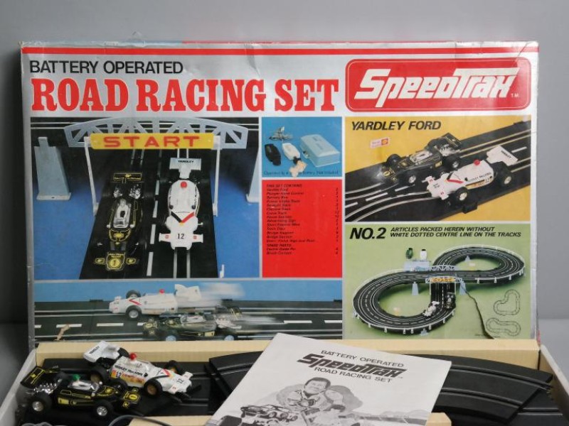 Vintage road racing set racebaan (niet getest)