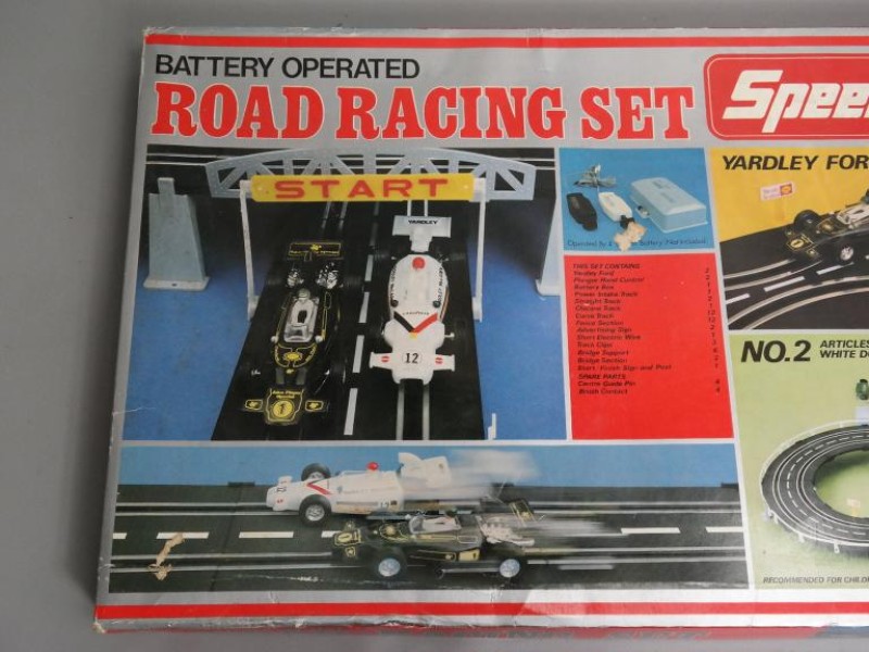 Vintage road racing set racebaan (niet getest)