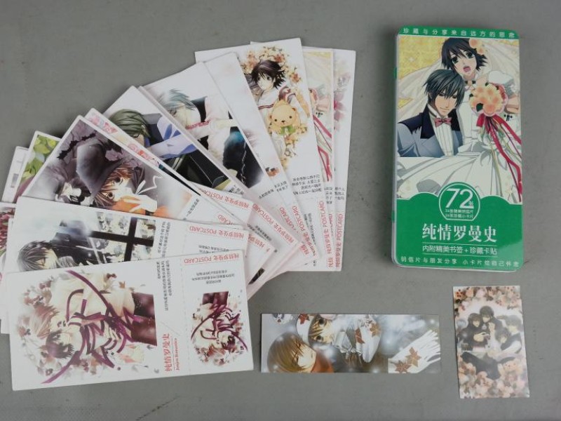 35 limited edition anime postkaarten