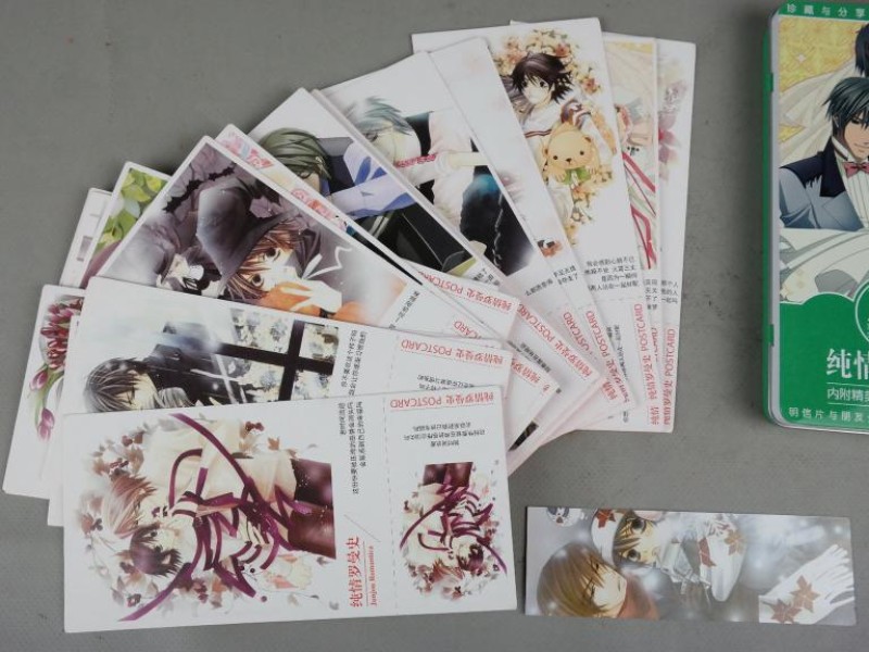 35 limited edition anime postkaarten