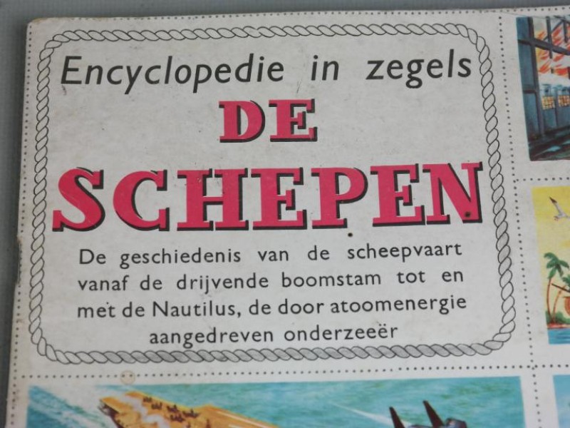 Boek - Encyclopedie in zegels - De schepen