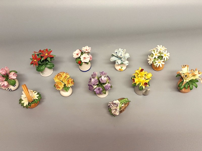 Franklin Mint  'Flowers of the year' collectie