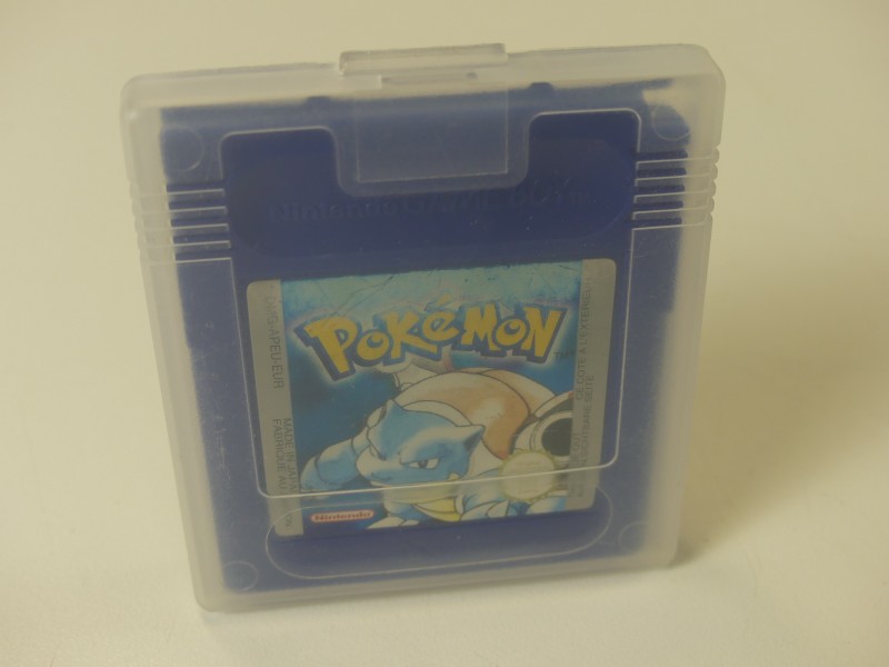 Game Boy Pokemon Blue Spel