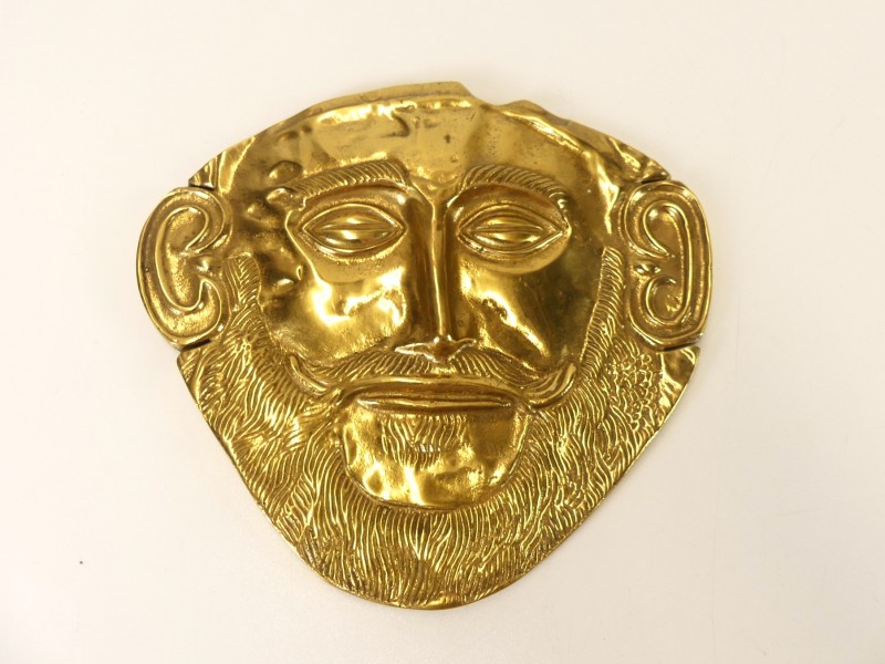 Vintage masker van Agamemnon - wanddecoratie