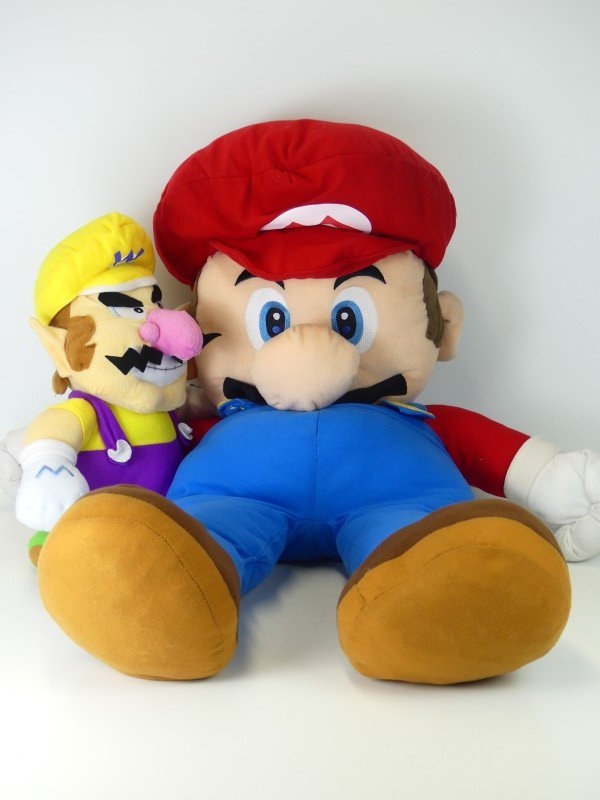 Pluche Mario Bros en Wario