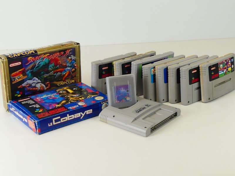 Vintage Super Nintendo SNES Spelletjes