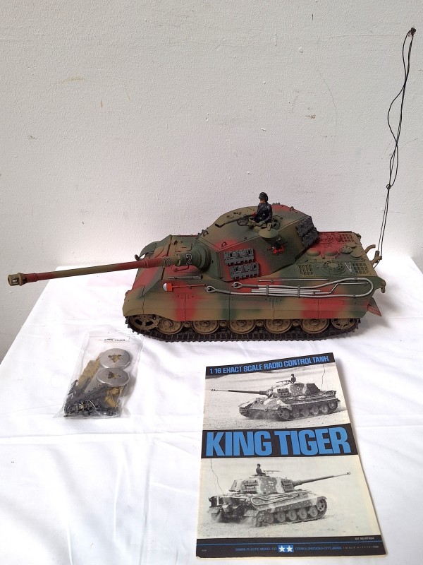 King Tiger tank - schaalmodel - radio-gecontroleerd - Tamiya