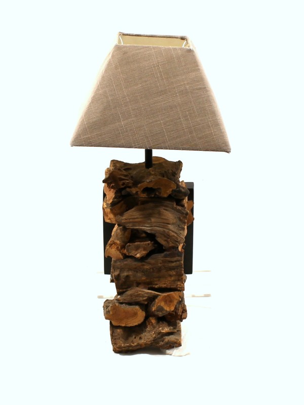 Houten Wandlamp