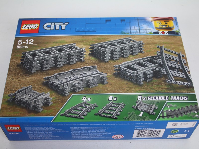 Ongeopende Lego City Treinsporen - 2 sets