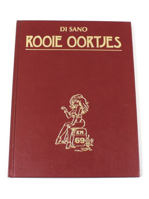 Vijf Vintage Hardcover Rooie Oortjes (topstaat)