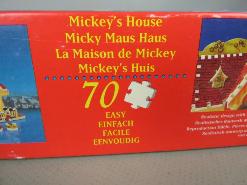 3D puzzel Mickey Mouse huis