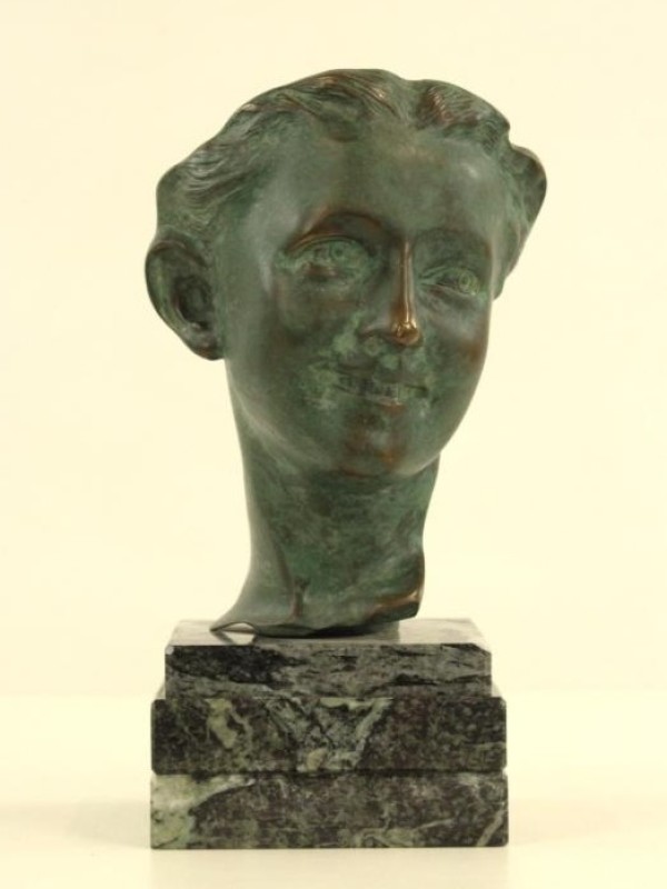 Bronzen buste naar Jean-Baptiste Carpeaux