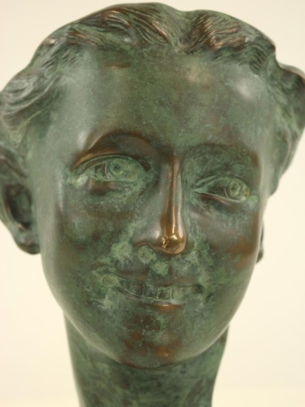 Bronzen buste naar Jean-Baptiste Carpeaux