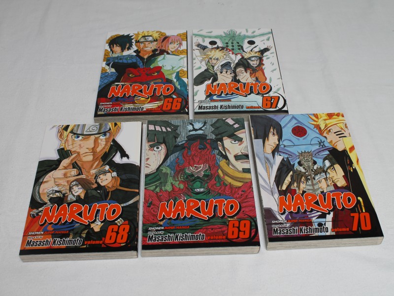 Naruto- Manga- Volume 66 t/m 70 by  Masashi Kishimoto (Art. 930)