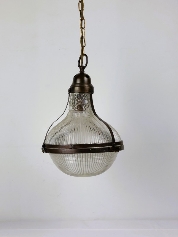 Vintage holophane lamp
