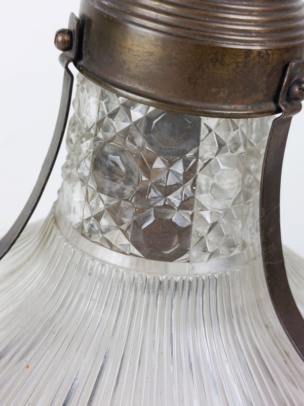 Vintage holophane lamp