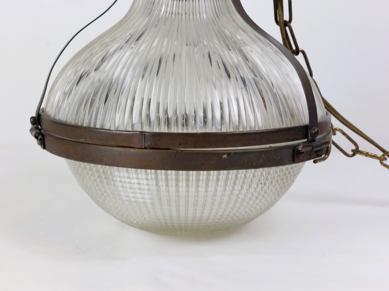 Vintage holophane lamp