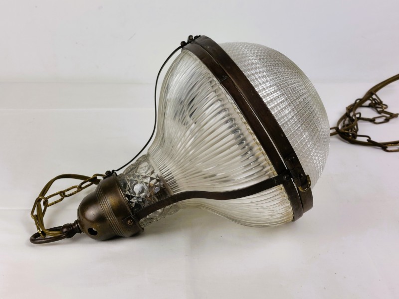 Vintage holophane lamp