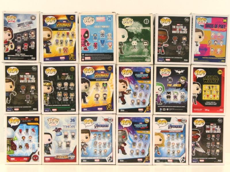 Lot/ aanvulling Collectie Funko Pop! (18) (in de originele verpakking)