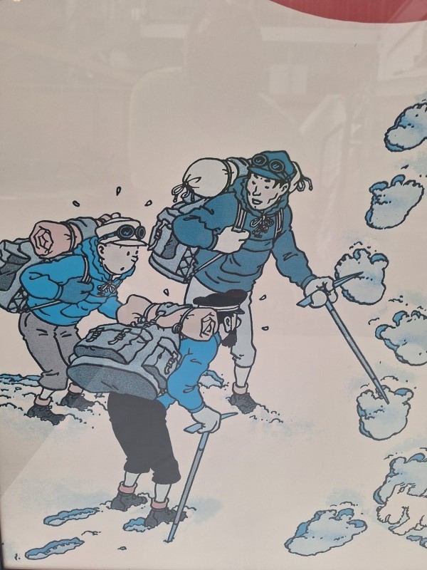 Poster Tintin in Tibet