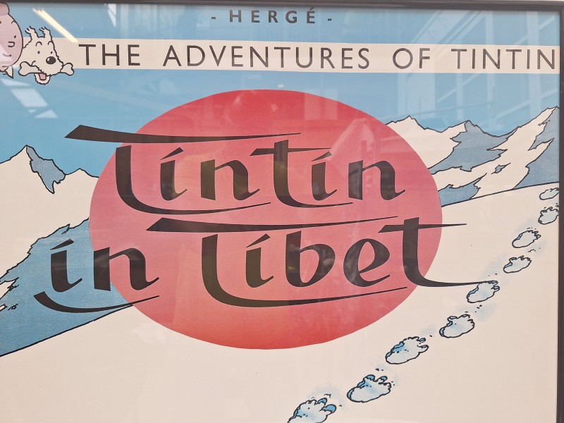 Poster Tintin in Tibet